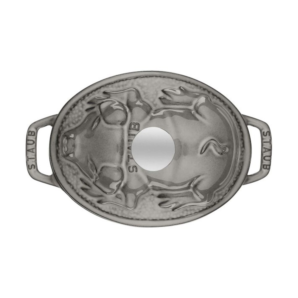 Williams Sonoma Staub Enameled Cast Iron Pig Dutch Oven 🇫🇷🐖 - Picture 3 of 17
